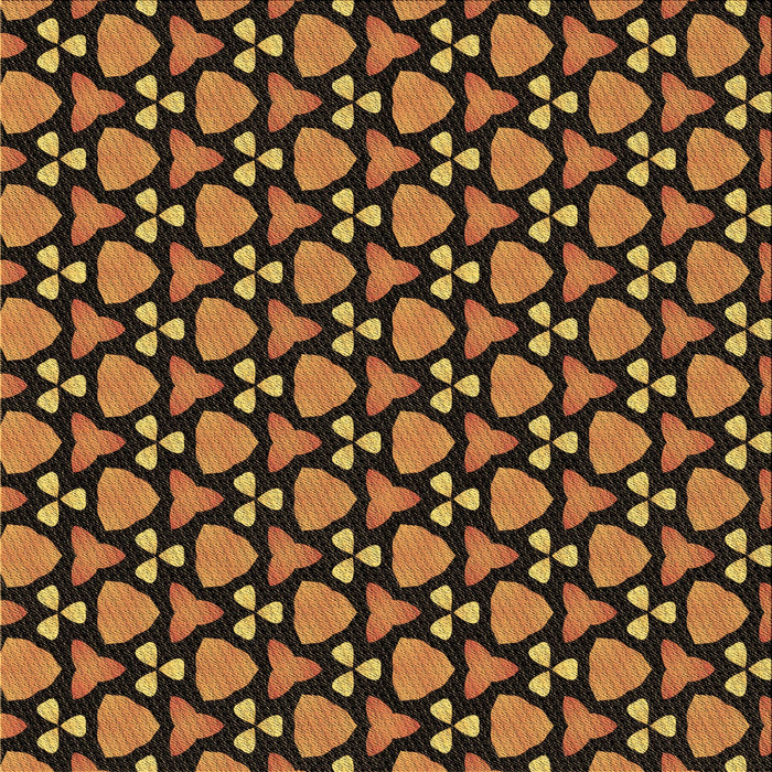 Round Machine Washable Transitional Orange Rug, wshpat2491brn