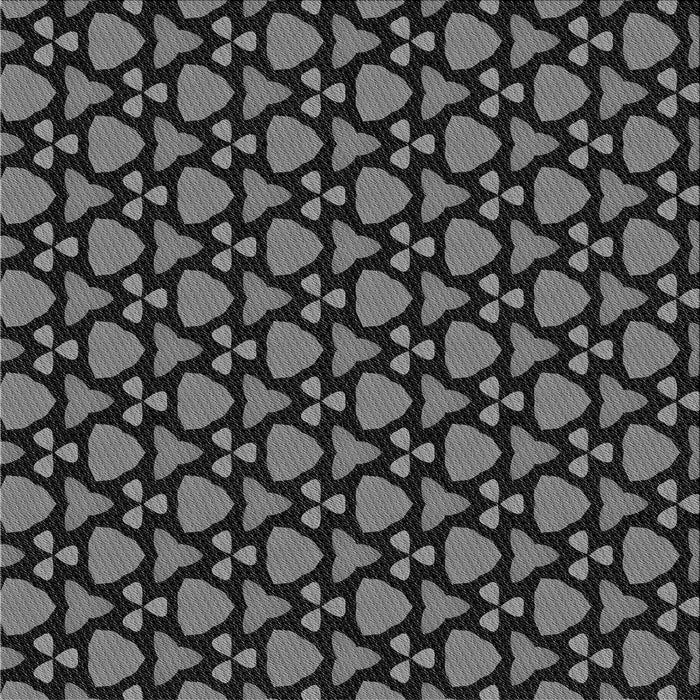 Round Machine Washable Transitional Gray Rug, wshpat2491gry