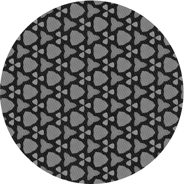 Square Machine Washable Transitional Gray Rug in a Living Room, wshpat2491gry