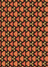 Machine Washable Transitional Orange Rug, wshpat2491org