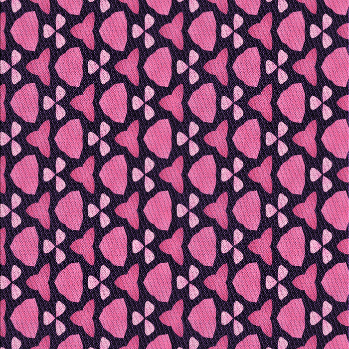 Patterned Neon Pink Rug, pat2491pur