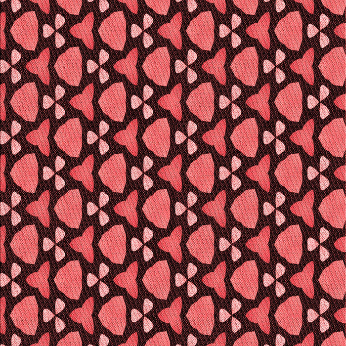 Machine Washable Transitional Red Rug, wshpat2491rd