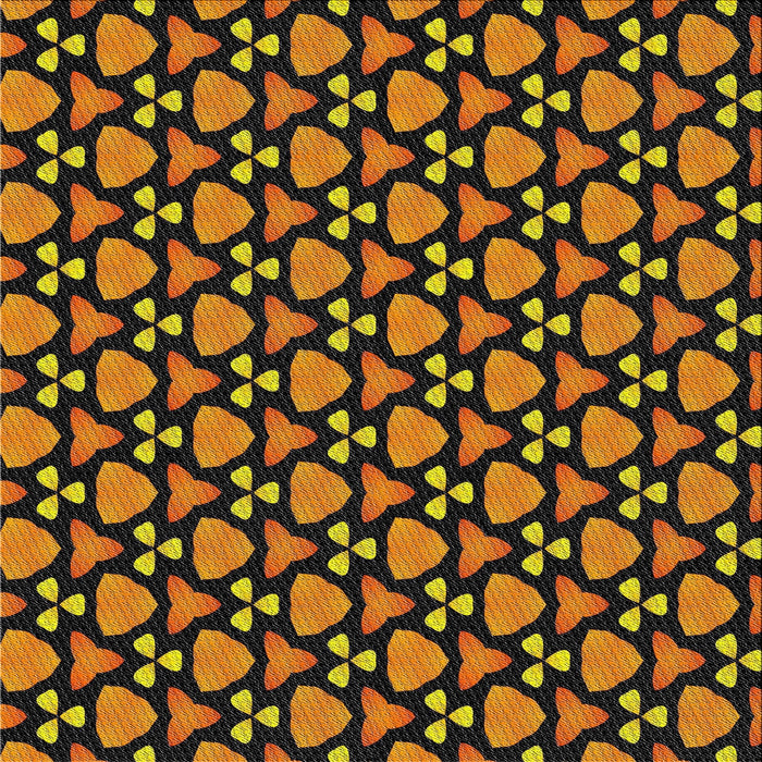 Sideview of Machine Washable Transitional Orange Rug, wshpat2491