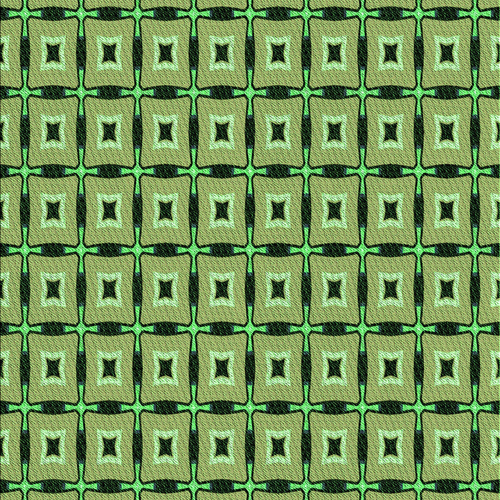 Patterned Seaweed Green Rug, pat2492grn