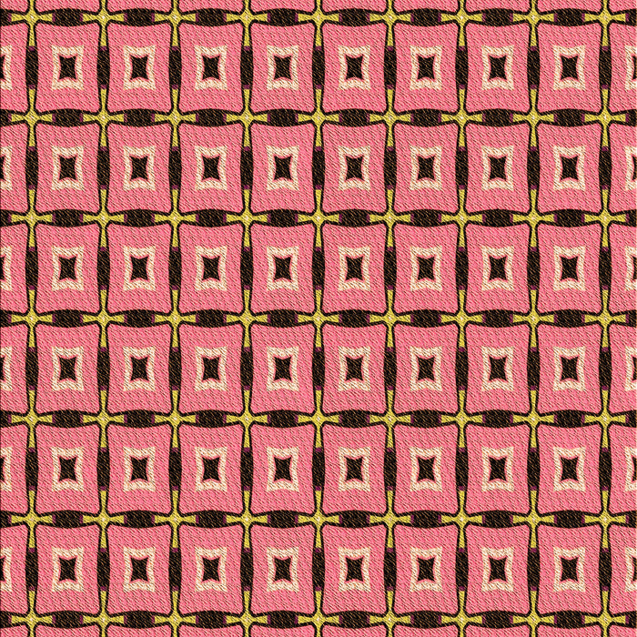 Patterned Orange Rug, pat2492org