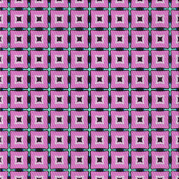 Square Patterned Bright Lilac Purple Novelty Rug, pat2492
