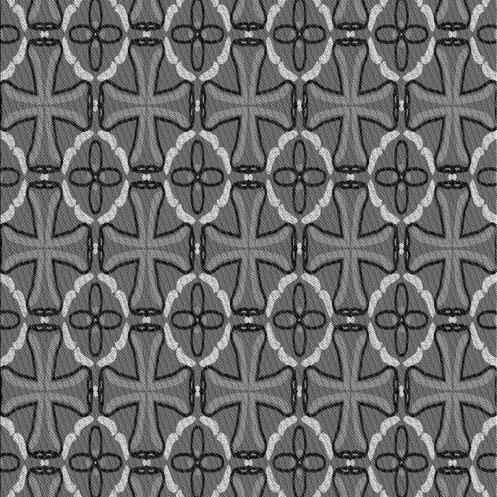 Patterned Gunmetal Gray Rug, pat2493gry