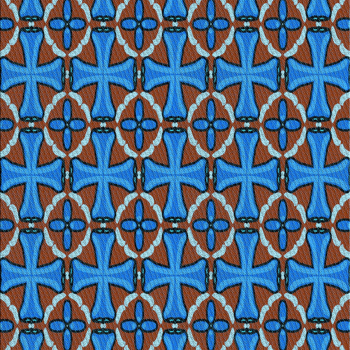 Machine Washable Transitional Red Brown Rug, wshpat2493lblu