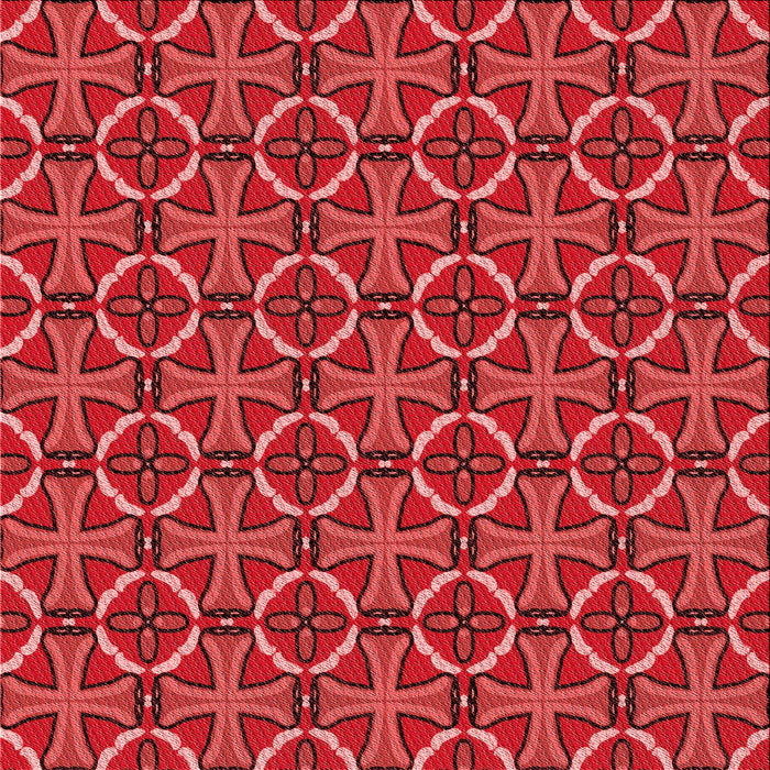 Round Machine Washable Transitional Red Rug, wshpat2493rd