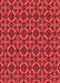 Patterned Red Rug, pat2493rd