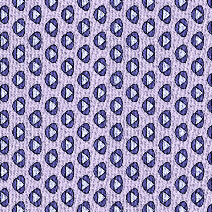 Patterned Deep Periwinkle Purple Rug, pat2494blu