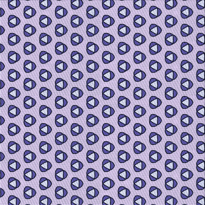 Round Machine Washable Transitional Deep Periwinkle Purple Rug, wshpat2494blu