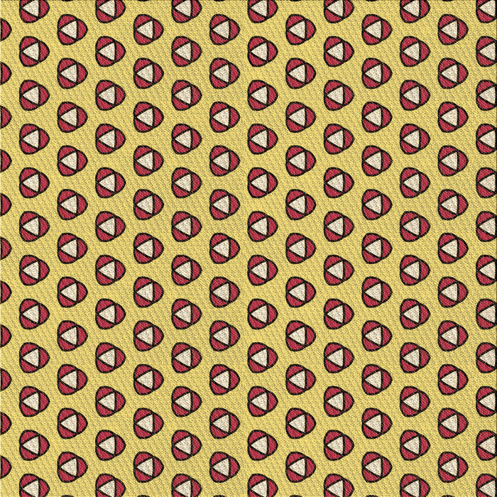 Round Patterned Saddle Brown Rug, pat2494brn