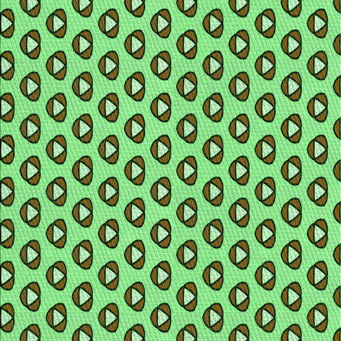 Patterned Green Rug, pat2494grn
