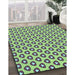 Machine Washable Transitional Pastel Green Rug in a Family Room, wshpat2494lblu