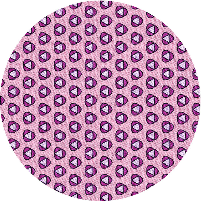 Square Machine Washable Transitional Pastel Purple Pink Rug in a Living Room, wshpat2494pur