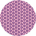 Square Patterned Pastel Purple Pink Rug, pat2494pur