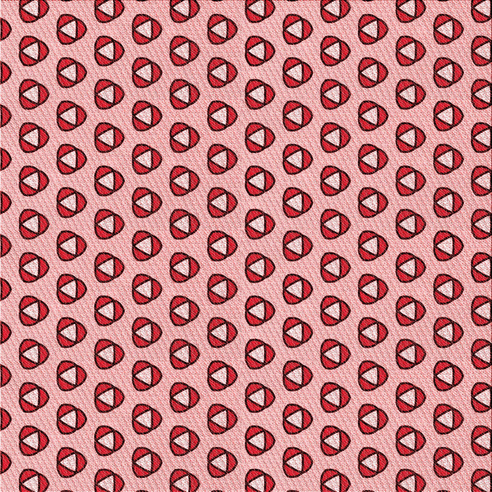 Round Patterned Pink Rug, pat2494rd