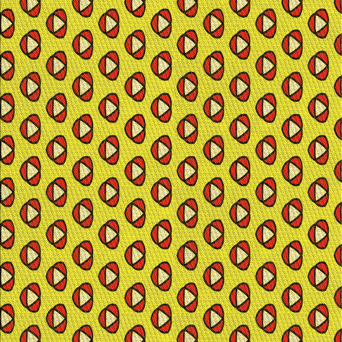 Patterned Yellow Rug, pat2494yw