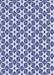 Patterned Deep Periwinkle Purple Rug, pat2495blu