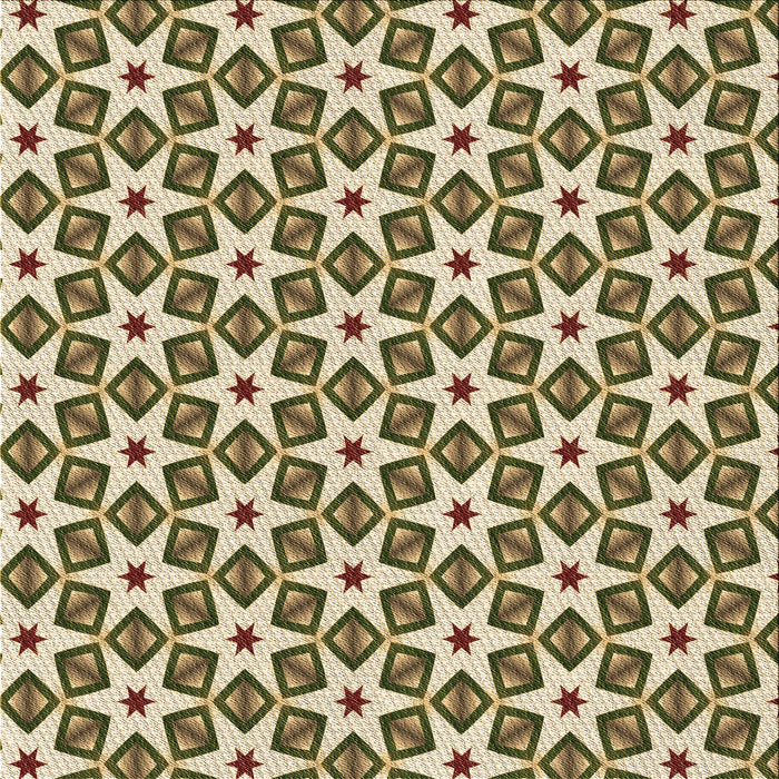 Round Patterned Red Brown Rug, pat2495brn