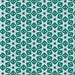 Round Patterned Teal Green Rug, pat2495lblu