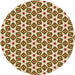 Square Patterned Dark Bronze Brown Rug, pat2495org