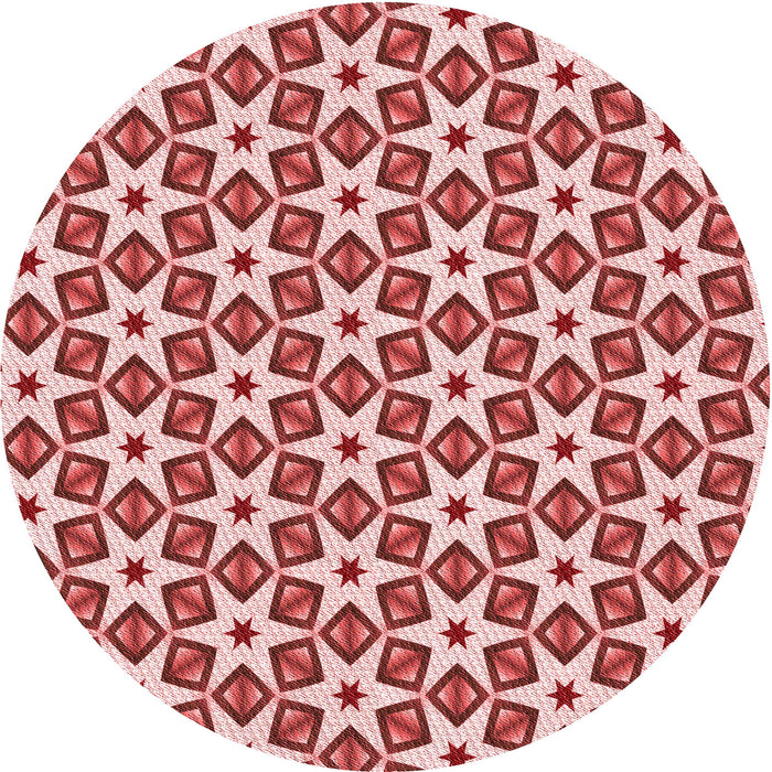 Square Patterned Pink Rug, pat2495rd