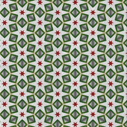 Square Patterned Gray Novelty Rug, pat2495