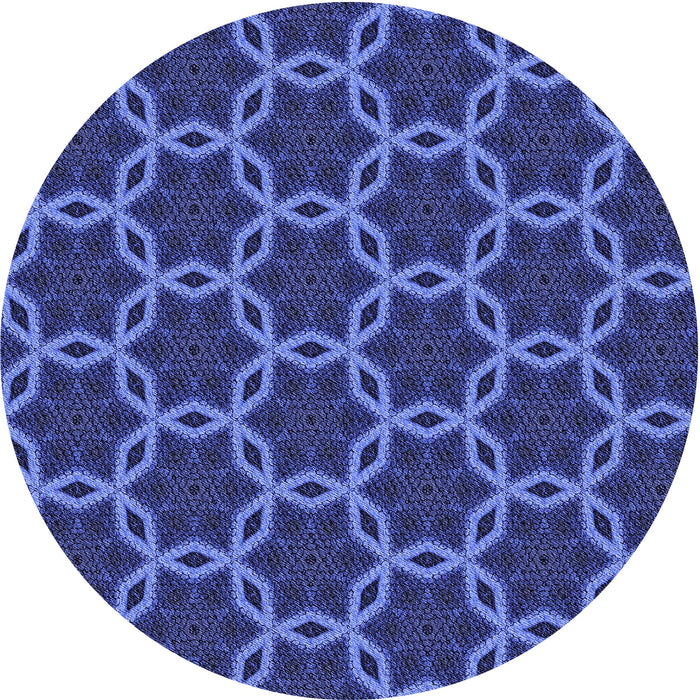 Square Machine Washable Transitional Denim Dark Blue Rug in a Living Room, wshpat2496blu