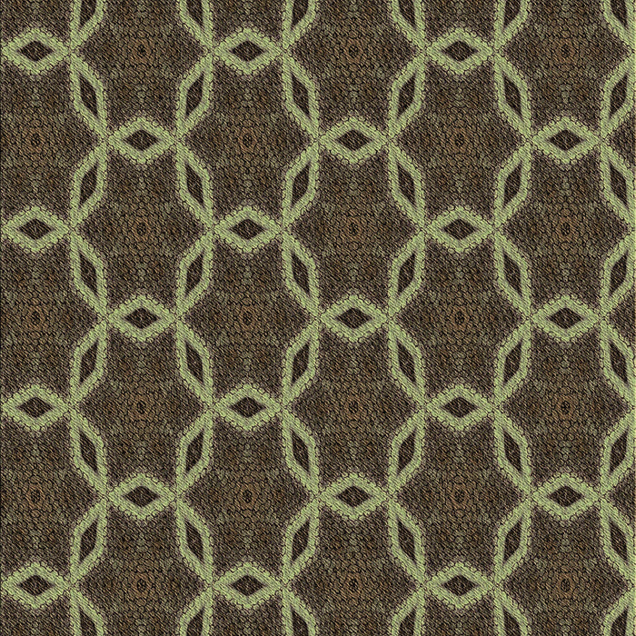 Patterned Milk Chocolate Brown Rug, pat2496brn