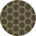 Square Machine Washable Transitional Chocolate Brown Rug in a Living Room, wshpat2496brn