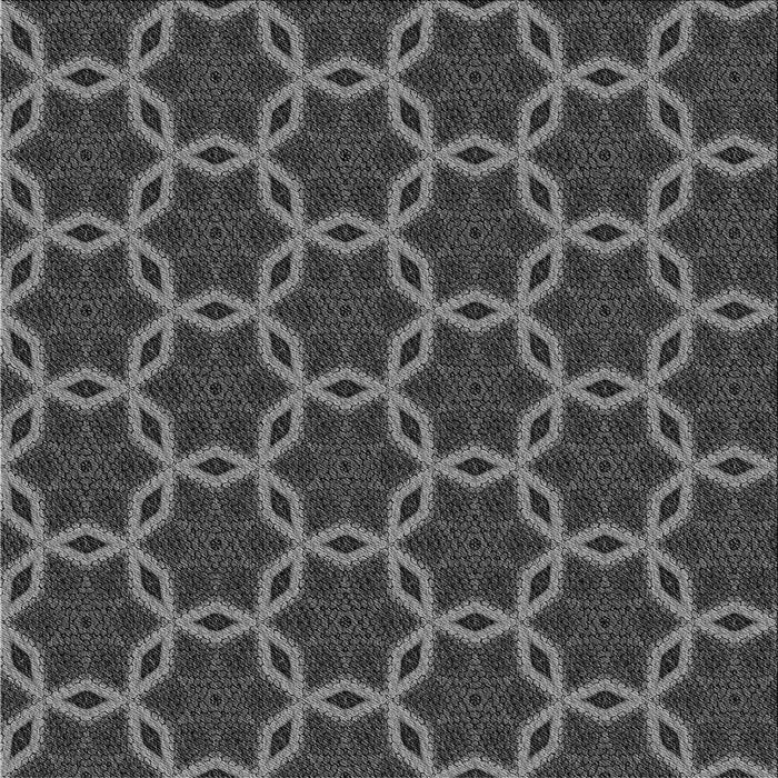 Round Machine Washable Transitional Platinum Gray Rug, wshpat2496gry