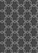 Machine Washable Transitional Platinum Gray Rug, wshpat2496gry