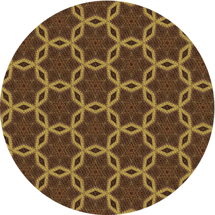 Square Patterned Red Rug, pat2496org