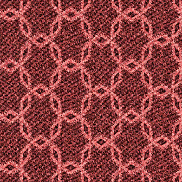 Patterned Red Rug, pat2496rd