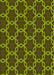 Machine Washable Transitional Pistachio Green Rug, wshpat2496yw