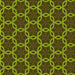 Round Patterned Pistachio Green Rug, pat2496yw