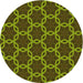 Square Machine Washable Transitional Pistachio Green Rug in a Living Room, wshpat2496yw