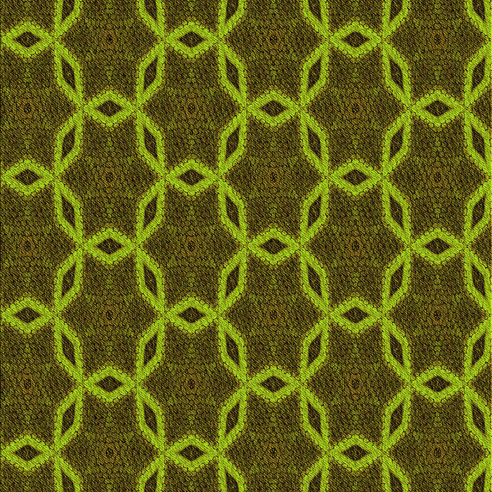 Patterned Pistachio Green Rug, pat2496yw