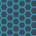 Square Patterned Deep-Sea Blue Novelty Rug, pat2496