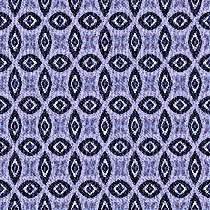 Patterned Blue Rug, pat2497blu