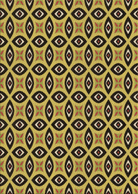 Machine Washable Transitional Golden Brown Yellow Rug, wshpat2497brn