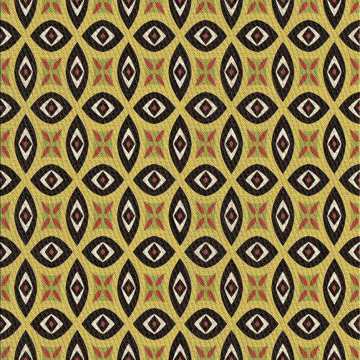 Patterned Golden Brown Yellow Rug, pat2497brn