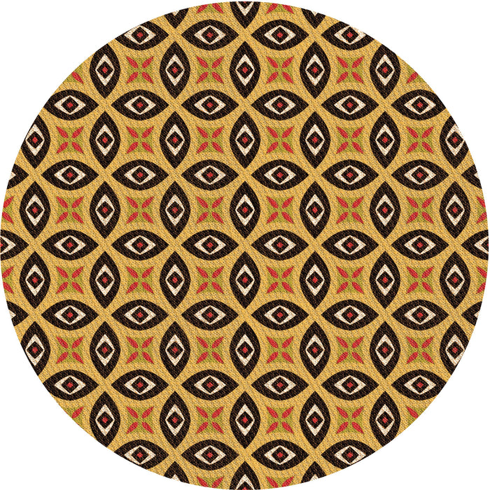 Square Machine Washable Transitional Orange Rug in a Living Room, wshpat2497org