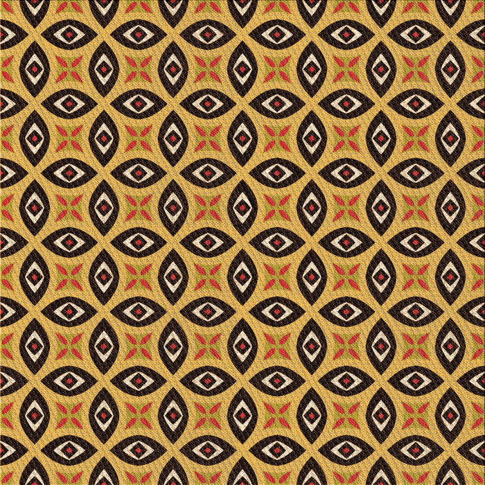 Round Machine Washable Transitional Orange Rug, wshpat2497org