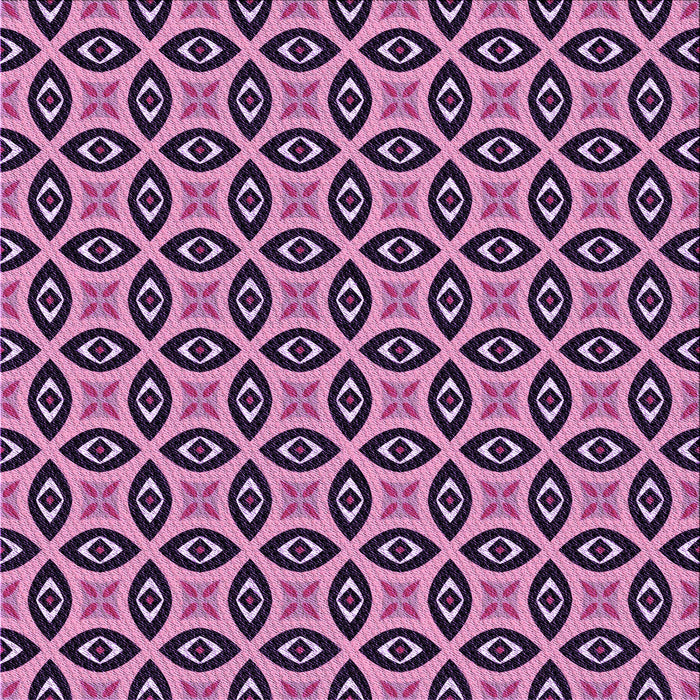 Round Patterned Violet Purple Rug, pat2497pur