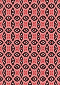 Machine Washable Transitional Deep Red Rug, wshpat2497rd