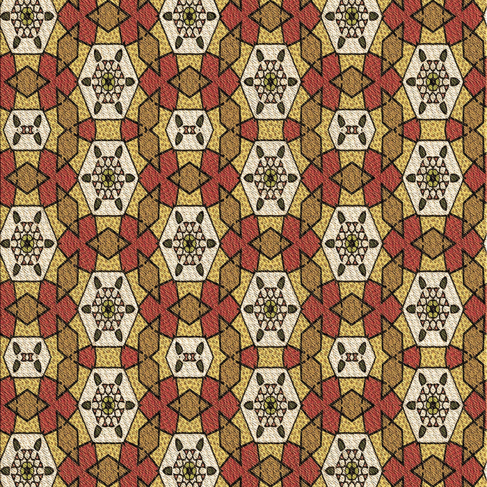 Patterned Red Brown Rug, pat2498brn