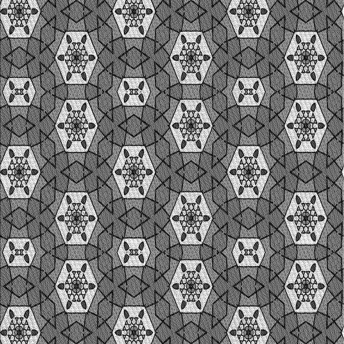 Patterned Dark Gray Rug, pat2498gry